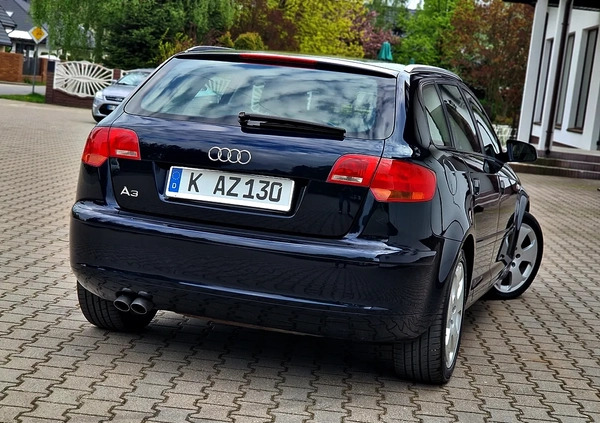 Audi A3 cena 22900 przebieg: 235000, rok produkcji 2008 z Brok małe 742